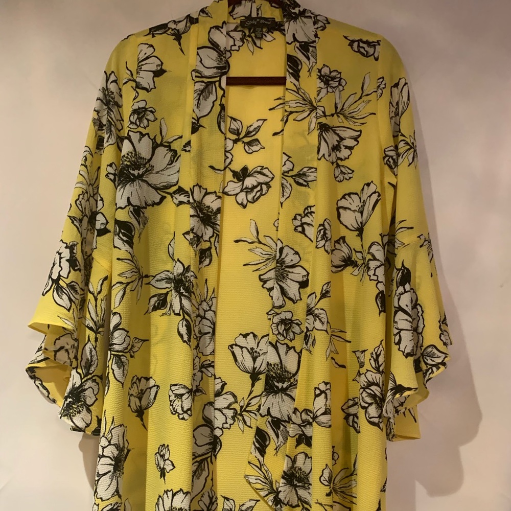 Slinky Brand Floral Duster Size S